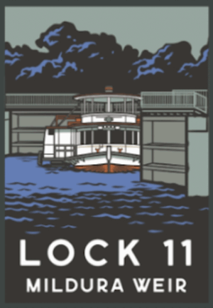 Mildura Weir – Lock 11 - A3 Poster