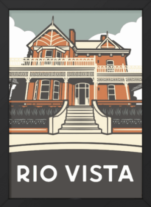 Rio Vista - A3 Poster (Framed)